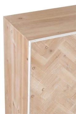 Buffet Bas 2 Portes Zig Zag Naturel Blanc -Meubles De Maison Magasin 257 1 Buffet Bas 2 Portes Bois Metal Zig Zag Naturel Blanc Jline Jolipa Deco Campagne Chic 7