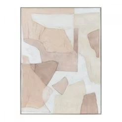 Tableau Cadre Tendres Roses Blanc D'Ivoire