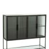 Buffet 4 Portes Métal Verre -Meubles De Maison Magasin 260 1 Buffet 4 Portes Metal Verre Jline Jolipa Deco Campagne Chic 2