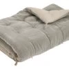 Futon Matteo Velours / Lin --- Gris Clair 180x80 Blanc D'Ivoire 2 Futon Matteo Velours / Lin --- Gris Clair 180x80 Blanc D'Ivoire -Meubles De Maison Magasin 267 1 Futon Matteo Velours Gris 180x80 Blanc d Ivoire Deco Campagne Chic