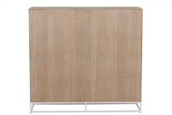 Buffet Bas 2 Portes Zig Zag Naturel Blanc -Meubles De Maison Magasin 268 1 Buffet Bas 2 Portes Bois Metal Zig Zag Naturel Blanc Jline Jolipa Deco Campagne Chic 4