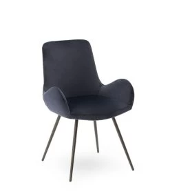 Chaise Rizzo Velours Uni Athezza (5 Couleurs)