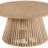 Table Basse Ronde Vincent Manguier Naturel -Meubles De Maison Magasin 277 1 Table Basse Ronde Vincent Manguier Naturel JLine Jolipa Deco Campagne Chic