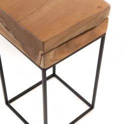 Bout De Canapé Haut Teck Naturel Ottawa -Meubles De Maison Magasin 289 1 Bout de Canape Haut Teck Naturel Ottawa Amadeus cades Deco Campagne Chic 3