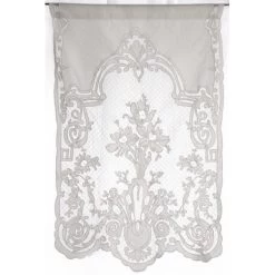 2 Brise-Bise Tubéreuse Blanc Coquecigrues 50x80