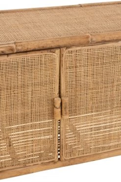 Buffet Bas Ozara 2 Portes Bois Rotin Naturel Jolipa -Meubles De Maison Magasin 297 1 Buffet Bas 2 Portes Bois Rotin Naturel Jline Jolipa Deco Campagne Chic 8
