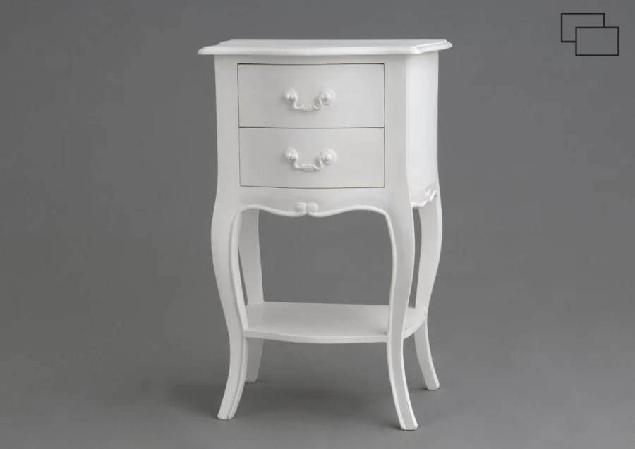 Chevet 2 Tiroirs Antique Apolline 4 Chevet 2 Tiroirs Antique Apolline – Image 2