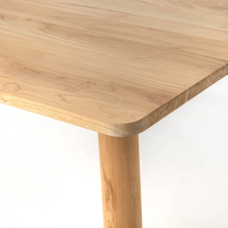 Table à Manger Rectangulaire Teck Naturel Dune 200cm 4 Table à Manger Rectangulaire Teck Naturel Dune 200cm – Image 2