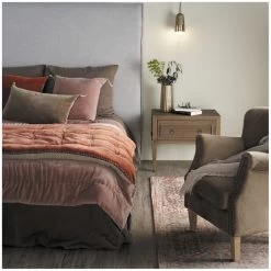 Fauteuil Claude Velours Cannelle Blanc D'Ivoire 10 Fauteuil Claude Velours Cannelle Blanc D'Ivoire -Meubles De Maison Magasin 314 1 Fauteuil Claude Velours Cannelle Blanc d Ivoire Deco Campagne Chic 3