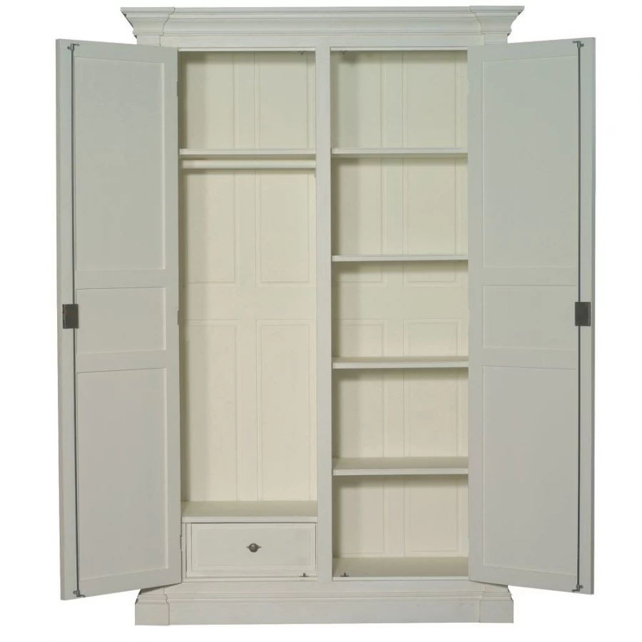 Armoire 2 Portes Pin Massif Rivoli - 25 Patines Au Choix 4 Armoire 2 Portes Pin Massif Rivoli - 25 Patines Au Choix – Image 2
