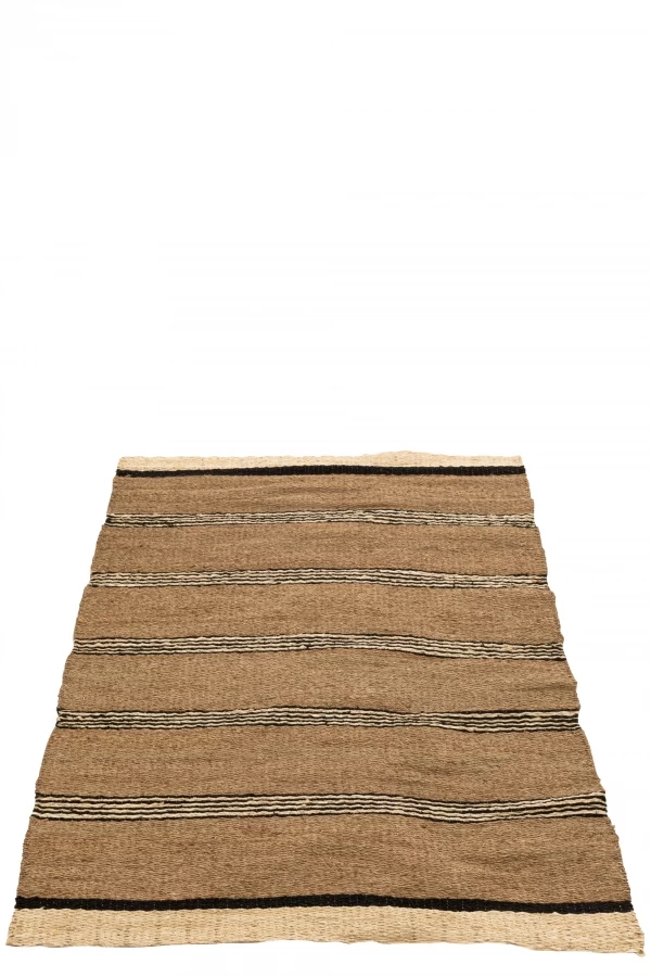 Tapis Tressé Zostere Naturel Noir 215x150 3 Tapis Tressé Zostere Naturel Noir 215x150