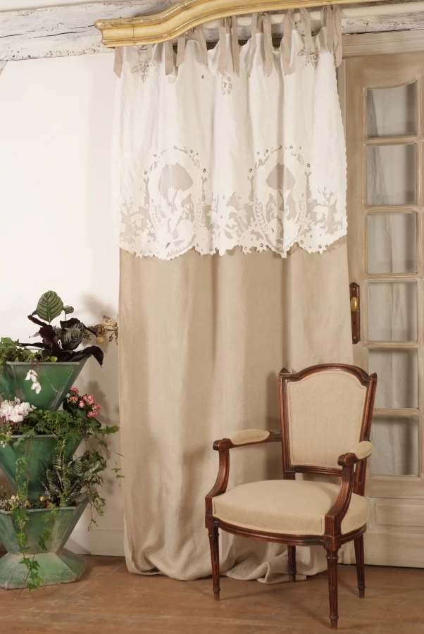 2 Rideaux St-Paterne Lin Naturel Coquecigrues 130x300 3 2 Rideaux St-Paterne Lin Naturel Coquecigrues 130x300