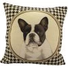 2 Coussin Gobelin Bouledogue Français Recto Verso 45x45 -Meubles De Maison Magasin 342 1 Coussin Gobelin Bouledogue 45x45 Mars More Deco Campagne Chic