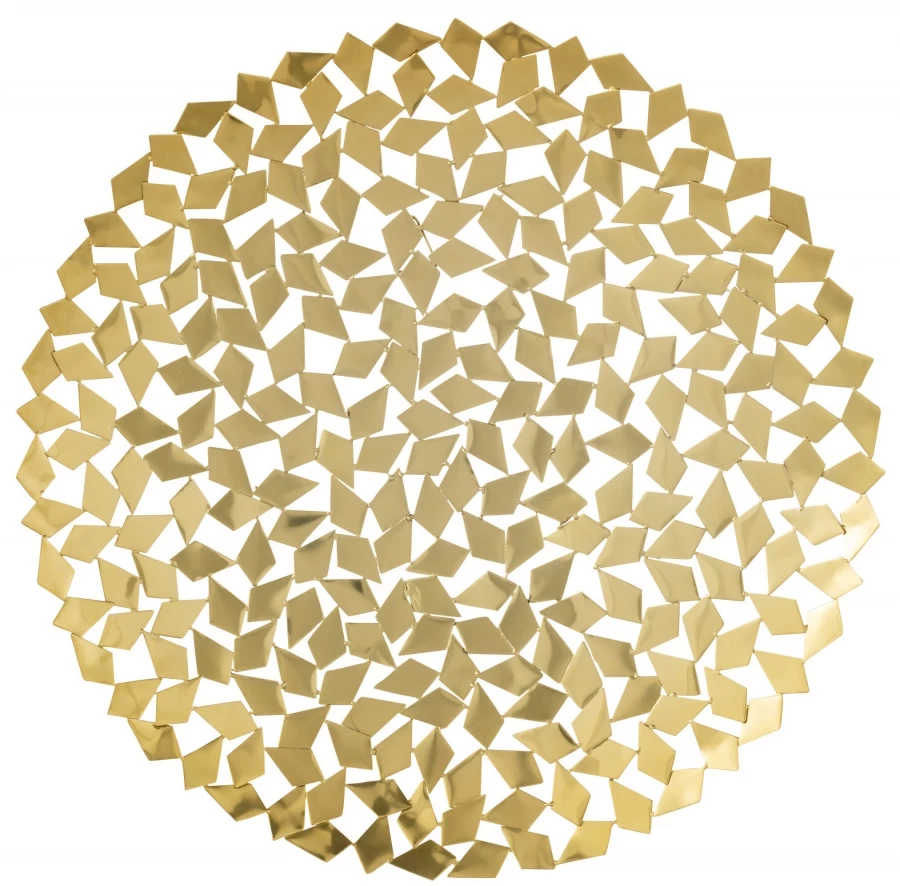 Décoration Murale Métal Or Julot 68cm 3 Décoration Murale Métal Or Julot 68cm