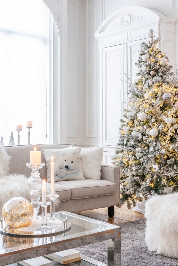 Table De Salon Contemporaine Métal-Argent Verre 5 Table De Salon Contemporaine Métal-Argent Verre – Image 3