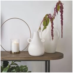 Console Léo Chêne Recyclé Métal Fin Blanc D'Ivoire -Meubles De Maison Magasin 361 1 Console Leo Chene recycle Blanc d Ivoire Deco Campagne Chic 8