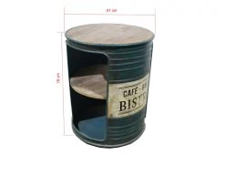 Table De Bar Tonneau Indus Métal Bois -Meubles De Maison Magasin 364 1 Bar Comptoir Tonneau Indus Metal Bois Amadeus Cades Deco Campagne Chic 5