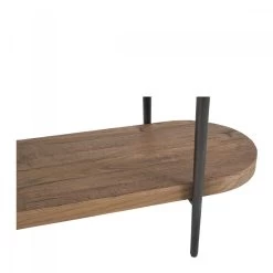 Console Léo Chêne Recyclé Métal Fin Blanc D'Ivoire -Meubles De Maison Magasin 369 1 Console Leo Chene recycle Blanc d Ivoire Deco Campagne Chic 5