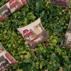 2 Coussins Gobelin Hiver Lampe 33x33 -Meubles De Maison Magasin 377 1 Coussin Gobelin Hiver Lampe 33x33 Mars More Deco Campagne Chic 3