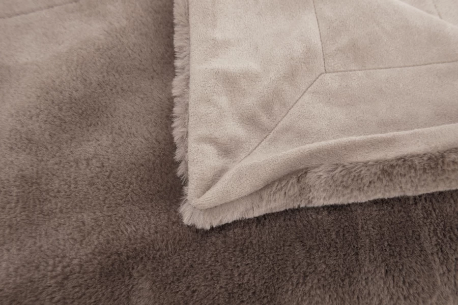 Plaid Luxe Châtaigne 130x170 4 Plaid Luxe Châtaigne 130x170 – Image 2