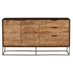 Bahut Indus Agra 2 Portes - 3 Tiroirs Athezza