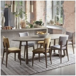 Table à Manger Ovale Maxine Chêne Blanc D'Ivoire 230cm -Meubles De Maison Magasin 401 1 Table a Manger Ovale Maxime Chene Naturel Blanc d Ivoire Deco Campagne Chic 9