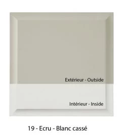 Bibliothèque Rivoli 4 Portes (25 Patines Au Choix) -Meubles De Maison Magasin 404 1 Patine Unie Ecru Blanc Casse