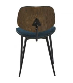 Chaise Velours Kolda (3 Couleurs) Athezza -Meubles De Maison Magasin 405 1 Chaise Velours Kolda Bleu Athezza Hanjel Deco Campagne Chic 3