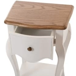 Chevet 1 Tiroir Loberon Blanc Chêne -Meubles De Maison Magasin 408 1 Chevet 1 Tiroir Loberon Blanc Chene Amadeus cades Design Deco Campagne Chic 4