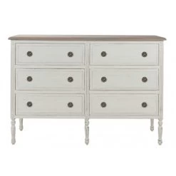 Commode Double -- 6 Tiroirs Georges - 25 Patines Au Choix