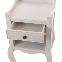 Bout De Canapé 1 Tiroir Loberon Blanc -Meubles De Maison Magasin 411 1 Bout de Canape 1 Tiroir Loberon Blanc Amadeus cades Deco campagne Chic