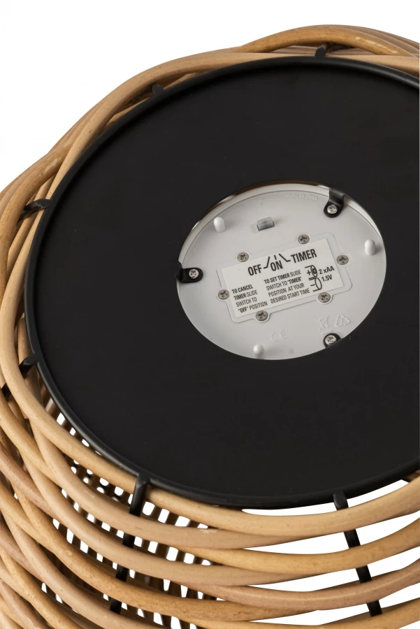 Lanterne Tressée Naturel Eclairage Led GM Outdoor 6 Lanterne Tressée Naturel Eclairage Led GM Outdoor – Image 4