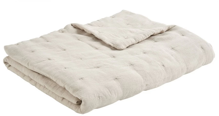 Couvre Lit Chloé Lin Lavé Ivoire 230x180 Blanc D'Ivoire 3 Couvre Lit Chloé Lin Lavé Ivoire 230x180 Blanc D'Ivoire