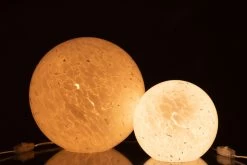 Lampe Ronde Dany Blanc Tâches -Meubles De Maison Magasin 420 1 Lampe Ronde Dany Blanc Taches Verre Jline Jolipa Deco campagne Chic 6