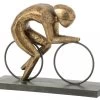 Cycliste Sur Socle Or 2 Cycliste Sur Socle Or -Meubles De Maison Magasin 422 1 Cycliste sur Socle Or Jline Jolipa Deco Campagne Chic
