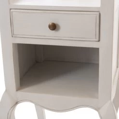 Bout De Canapé 1 Tiroir Loberon Blanc -Meubles De Maison Magasin 424 1 Bout de Canape 1 Tiroir Loberon Blanc Amadeus cades Deco campagne Chic