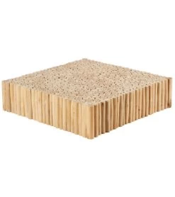 Table Basse Carrée Teck Naturel Kita Athezza