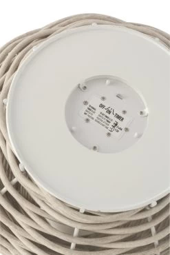 Lanterne Tressée Blanchie Eclairage Leds 11 Lanterne Tressée Blanchie Eclairage Leds -Meubles De Maison Magasin 427 1 Lanterne Tressee Blanchie Leds J Line Jolipa Deco Campagne Chic 7