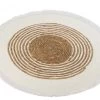 Tapis Rond Herbe Tresse Blanc Naturel 1 Tapis Rond Herbe Tresse Blanc Naturel -Meubles De Maison Magasin 438 1 Tapis Rond Herbe Tresse Blanc Naturel Jline Jolipa deco Campagne Chic