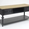 Meuble TV Bois Noir 2 Tiroirs New Legende Amadeus -Meubles De Maison Magasin 438 Meuble TV 2 Tiroirs New Legende