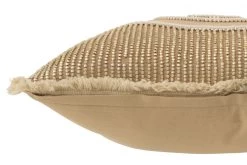 Coussin Cercles Ibiza Blanc Naturel -Meubles De Maison Magasin 460 1 Coussin Cercles Ibiza Blanc Beige Jolipa Style Campagne 3