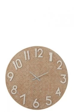 Horloge Rotin Naturel GM
