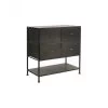 Commode Indus 4 Tiroirs Typographic Métal Noir Pomax -Meubles De Maison Magasin 464 1 Commode Indus 4 Tiroirs Typographic Metal Noir Pomax Deco Campagne Chic
