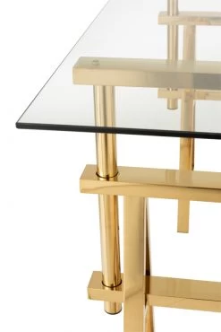 Bureau Contemporain Ajustable Métal Doré Verre 23 Bureau Contemporain Ajustable Métal Doré Verre -Meubles De Maison Magasin 465 1 Bureau Ajustable Metal Dore Verre Contemporain Jline Jolipa Style Campagne