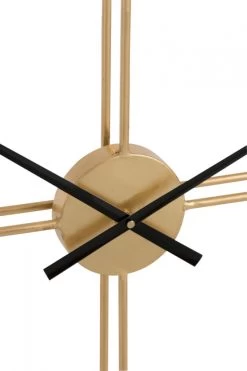 Horloge Ovale Métal Or XXL -Meubles De Maison Magasin 465 1 Horloge Ovale Metal Or Jolipa Style Campagne 3