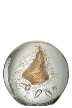 Presse-Papier Tourbillon De Bulles Or