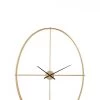 Horloge Ovale Métal Or XXL 2 Horloge Ovale Métal Or XXL -Meubles De Maison Magasin 477 1 Horloge Ovale Metal Or Jolipa Style Campagne