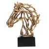 Tête De Cheval Colorado Doré H40cm -Meubles De Maison Magasin 483 1 Tete de Cheval Colorado Dore Amadeus Cades Deco Campagne Chic