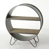 Etagère Indus Ronde Bois Métal Cabanon Amadeus -Meubles De Maison Magasin 490 1 Etagere Indus Ronde Bois Metal Cabanon Amadeus Cades Deco Style Campagne