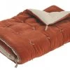 Futon Matteo Velours / Lin Orange B 180x80 Blanc D'Ivoire -Meubles De Maison Magasin 499 1 Futon Matteo Velours Orange Brulee 180x80 Blanc d Ivoire Deco Campagne Chic